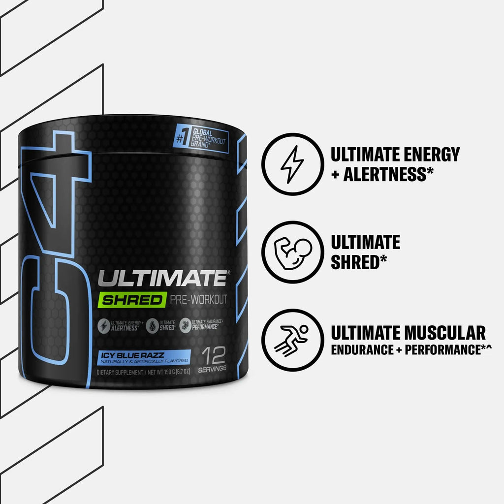 Cellucor C4 Ultimate Shred Pre Workout Powder, Fat Burner for Men & Women, Metabolism Cellucor Au supplements