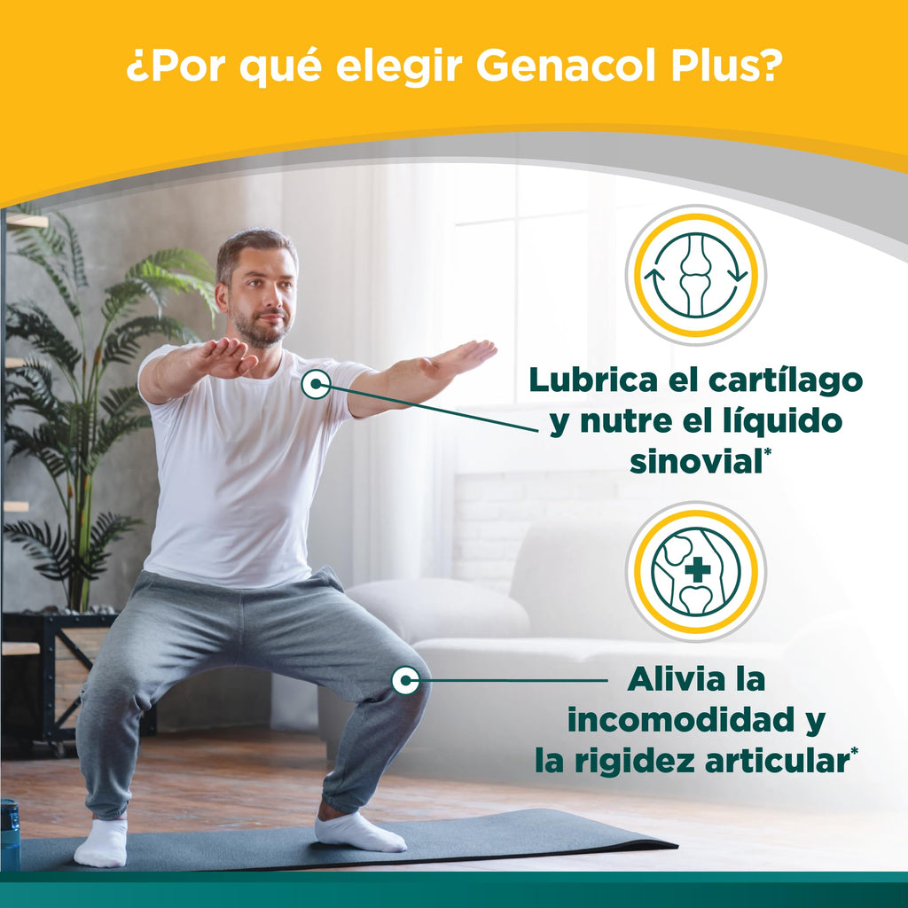 Genacol Plus – Glucosamine and Collagen Joint Supplement, Lubricates, Protects and Maintains Heathy Joints, Relieves Joint Discomfort Plus, 180 Capsules (60-Day Supply) Genacol Au supplements