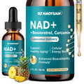 GZ HAOYUAN NAD Liquid Supplement for Women, Liposomal NAD+ Drops 1200MG with NAD Plus Resveratrol, Tmg, Quercetin, Anti-Aging, Cell Regeneration, Energy & Metabolism Support, Pineapple Flavor GZ HAOYUAN Au supplements