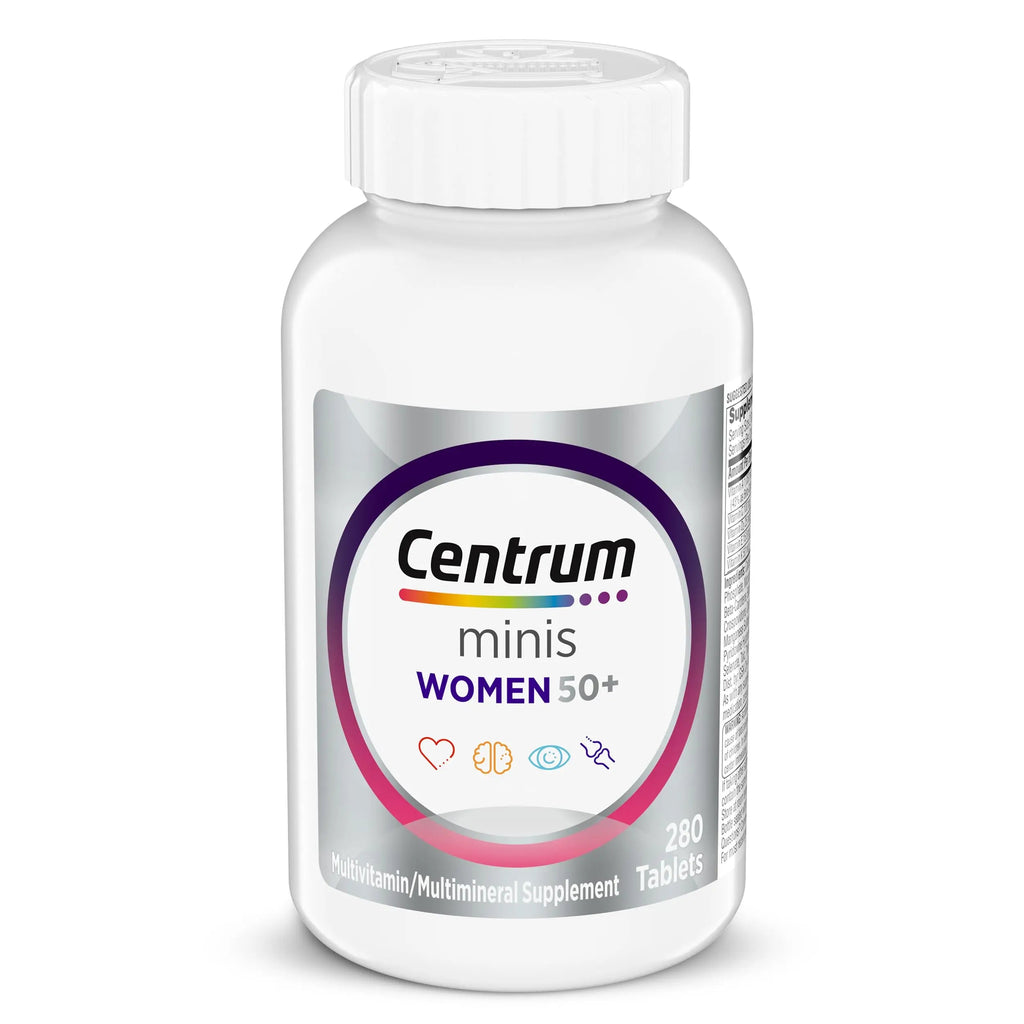 Centrum Minis Silver Women's Multivitamin for Women 50 Plus, Multimineral Supplement with Vitamin D3, B Vitamins, Non-GMO Ingredients Centrum Au supplements