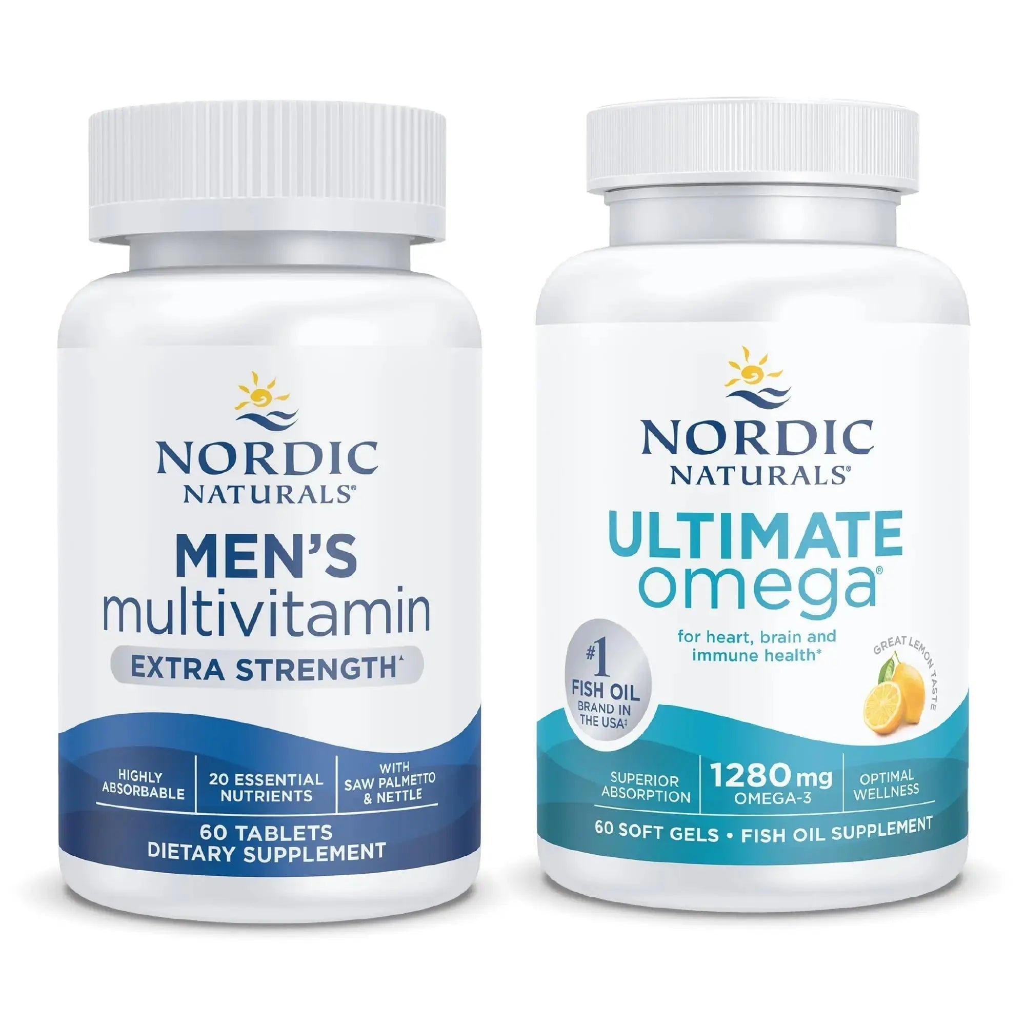 Nordic Naturals Starter Pack - Men's Multivitamin Extra Strength, Ultimate Omega Nordic Naturals Au supplements