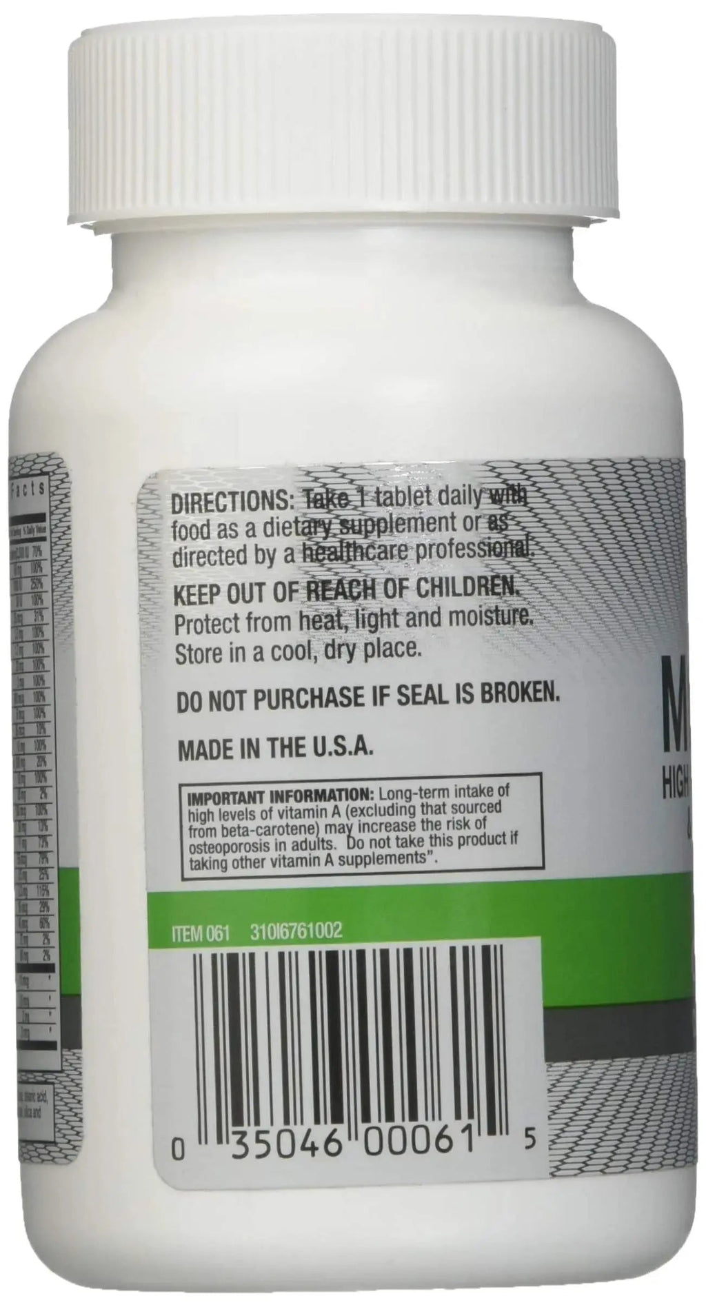 Windmill MILLTRIUM H/P Multi-VIT TAB 100 (061AM) Windmill Au supplements