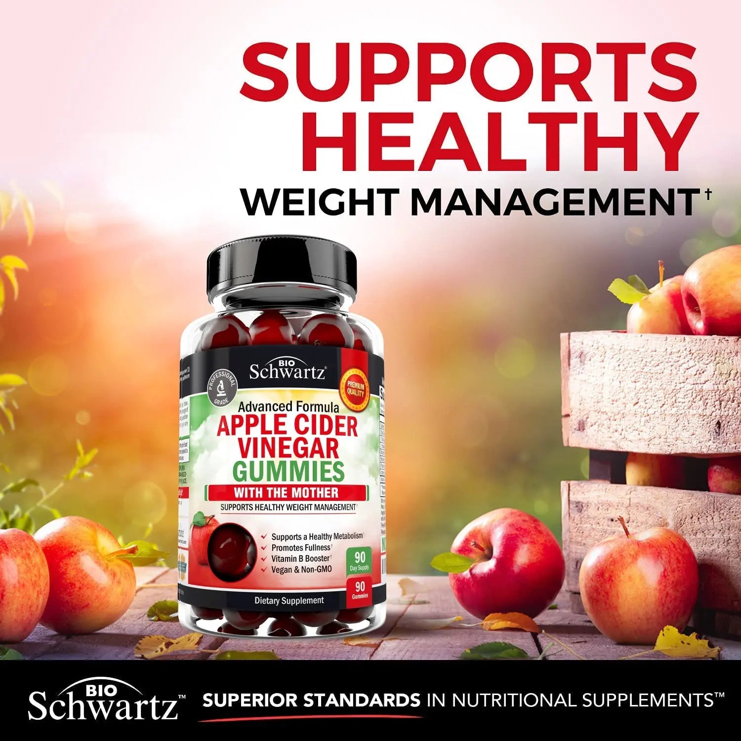 Apple Cider Vinegar Gummies for Weight Loss - ACV Gummies with The Mother BioSchwartz Au supplements