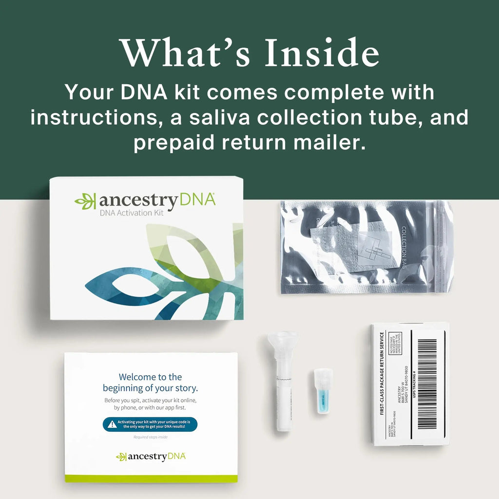 AncestryDNA Genetic Test Kit: Personalized Genetic Results, DNA Ethnicity Test, Origins AncestryDNA Au supplements