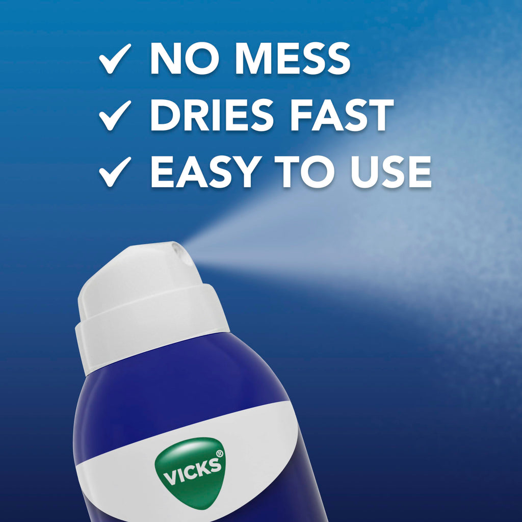 Vicks VapoFreeze Menthol Pain Relieving Spray 3oz, for Muscles & Joint Pain Associated with Arthritis, Simple Backaches, Strains, Sprains, Bruises, Vicks Vapors, Penetrating Formula Vicks Au supplements