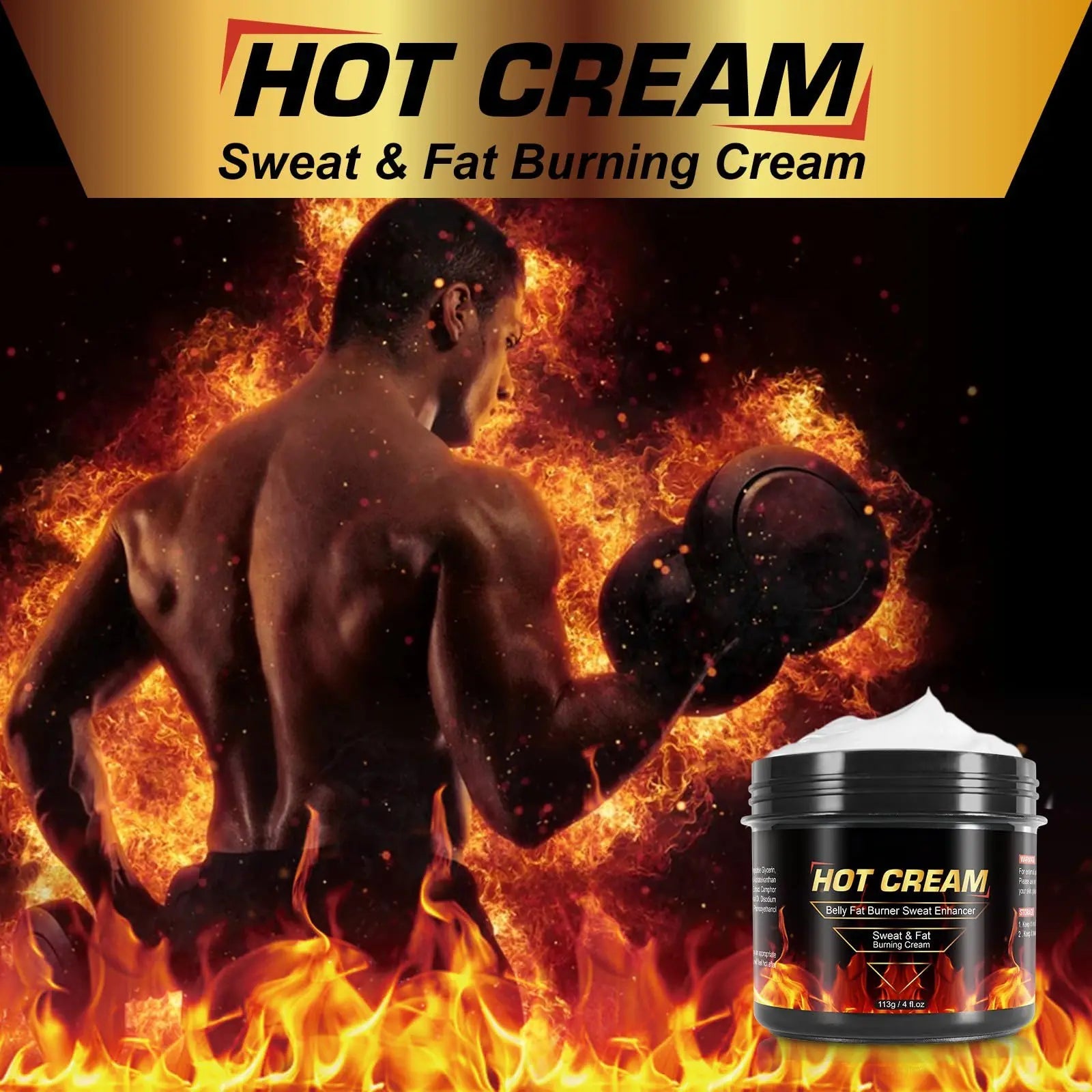 REBODUM Hot Sweat Cream, Fat Burning Cream for Belly Natural Weight Loss Cream Weight Loss REBODUM Au supplements