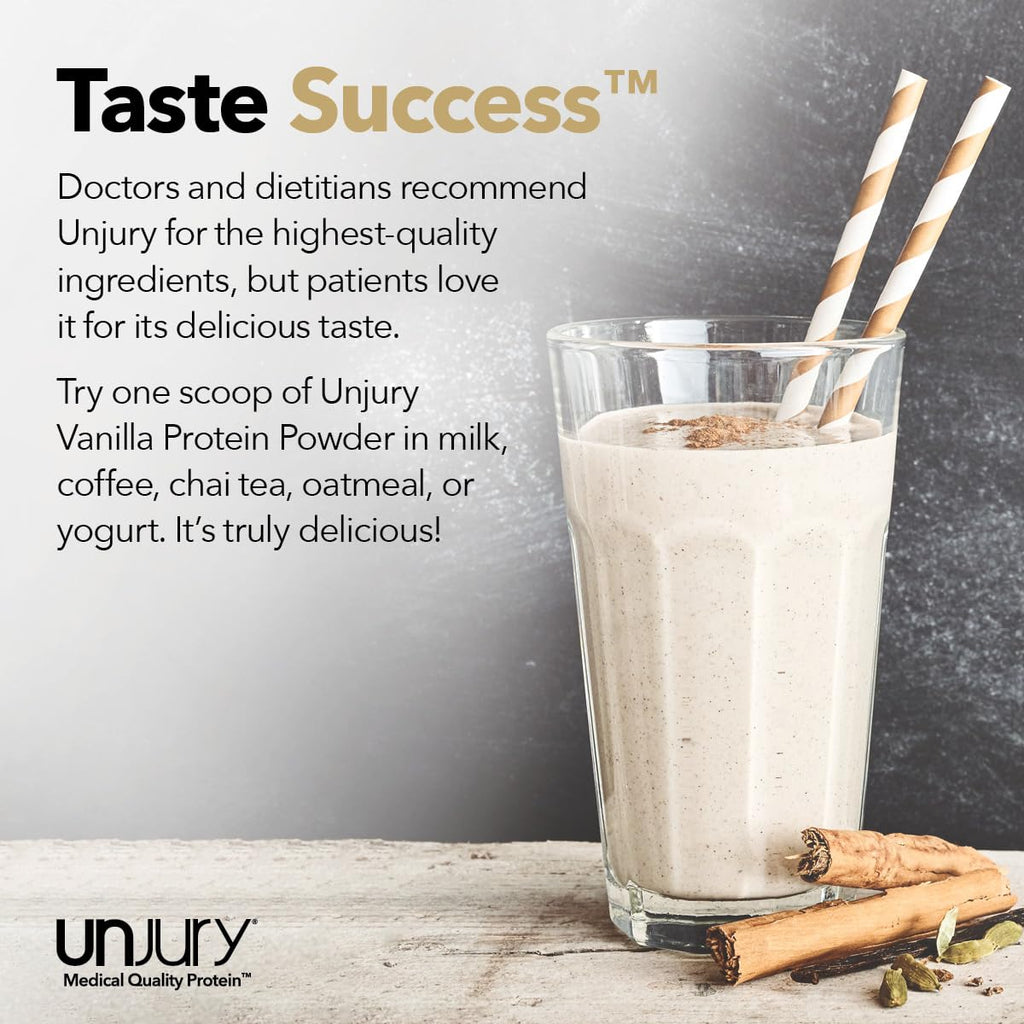 Unjury Whey Protein Powder | Vanilla | 21g 100% Whey Isolate Protein Powder | Low Carb and Lactose Free | Gluten Free | Certified Kosher | 15 Servings