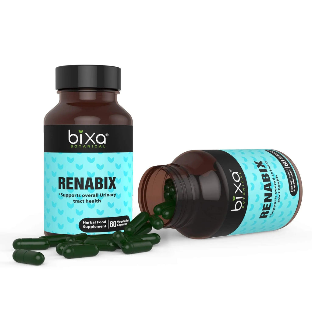 bixa BOTANICAL Ayurvedic Natural Herbal Supplement Renabix Capsules Pure (Punarnava Extract) | Supports Diuretic Response & Overall Urinary Tract Health | 60 Veg Capsules, 450mg, Pack of 1 bixa BOTANICAL Au supplements
