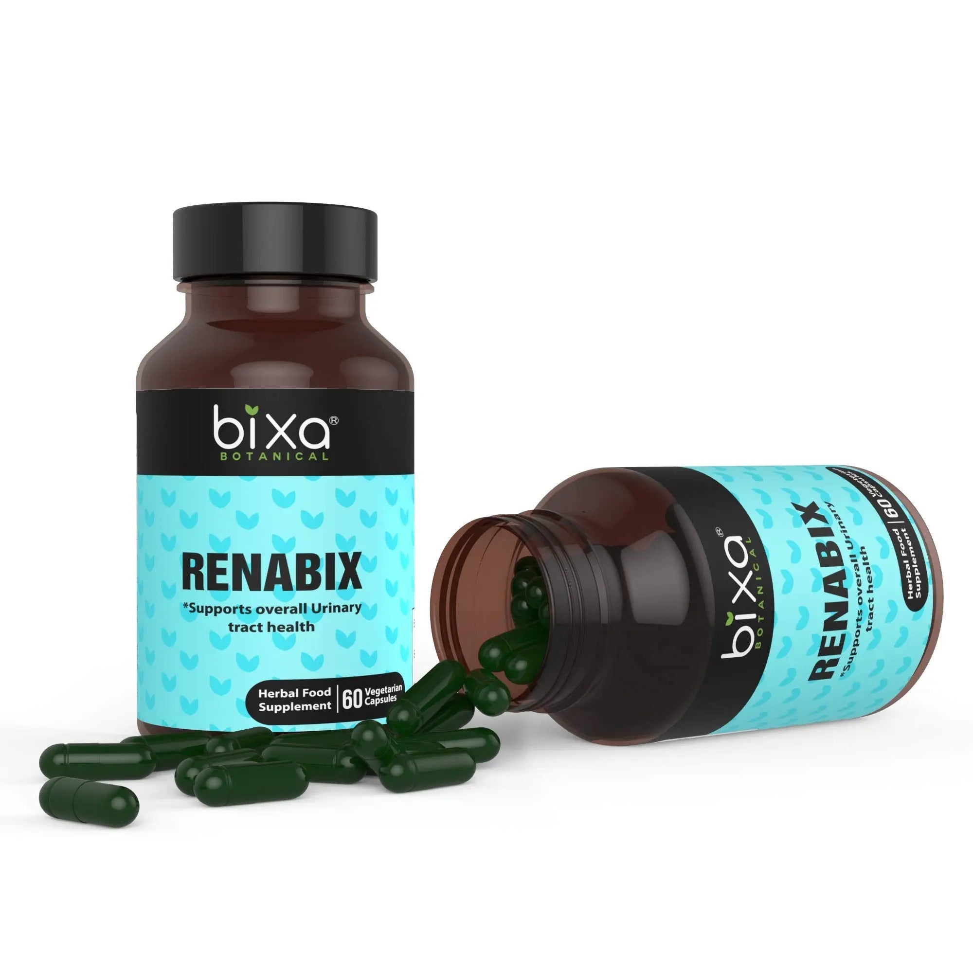 bixa BOTANICAL Ayurvedic Natural Herbal Supplement Renabix Capsules Pure (Punarnava Extract) | Supports Diuretic Response & Overall Urinary Tract Health | 60 Veg Capsules, 450mg, Pack of 1 bixa BOTANICAL Au supplements
