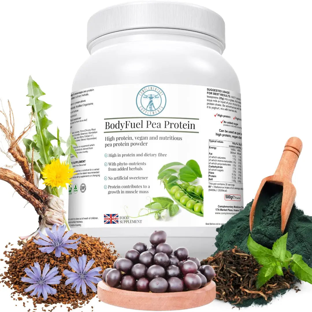 Complementary Supplements - BodyFuel Hypoallergenic Pea Protein Isolate Powder Plus Phytonutrients Complementary Supplements Au supplements