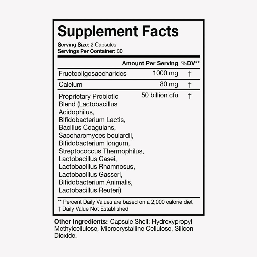 Terra Health Essentials Advanced Probiotics | 50 Billion CFU | Reduce Bloating & Gas, Immune Support | 30-Day Supply (60 Capsules) Terra Health Essentials Au supplements