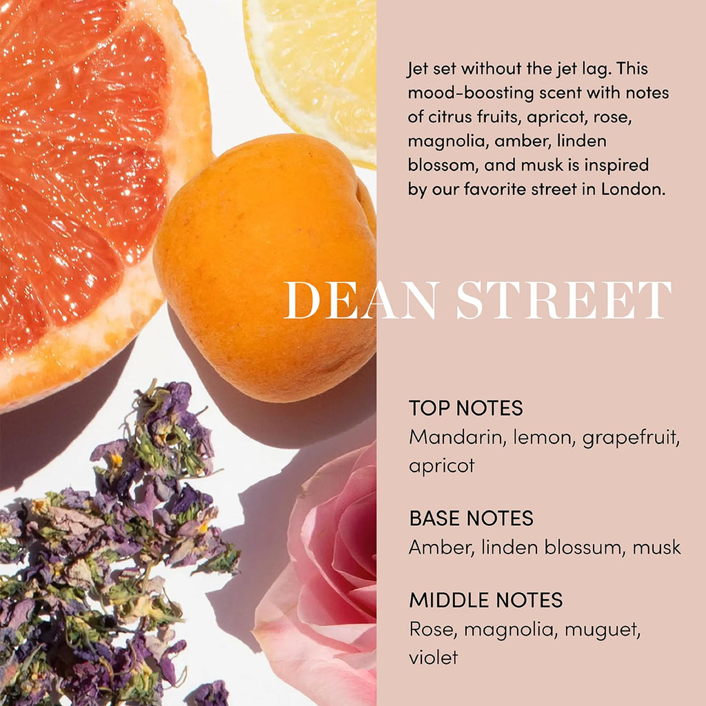 OUAI Hand Wash Full Size, Dean Street - Liquid Hand Soap with Jojoba, Avocado, & Rose Hip Oil for Replenished Skin - Gentle Exfoliating Kitchen & Bathroom Soap - (2 Pack, 16 Fl Oz Each) OUAI Au supplements