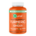 Qunol Turmeric and Ginger Capsules, 1000mg Turmeric Supplement, Ultra High Absorption to Support Joint Health, #1 Doctor Recommended Form