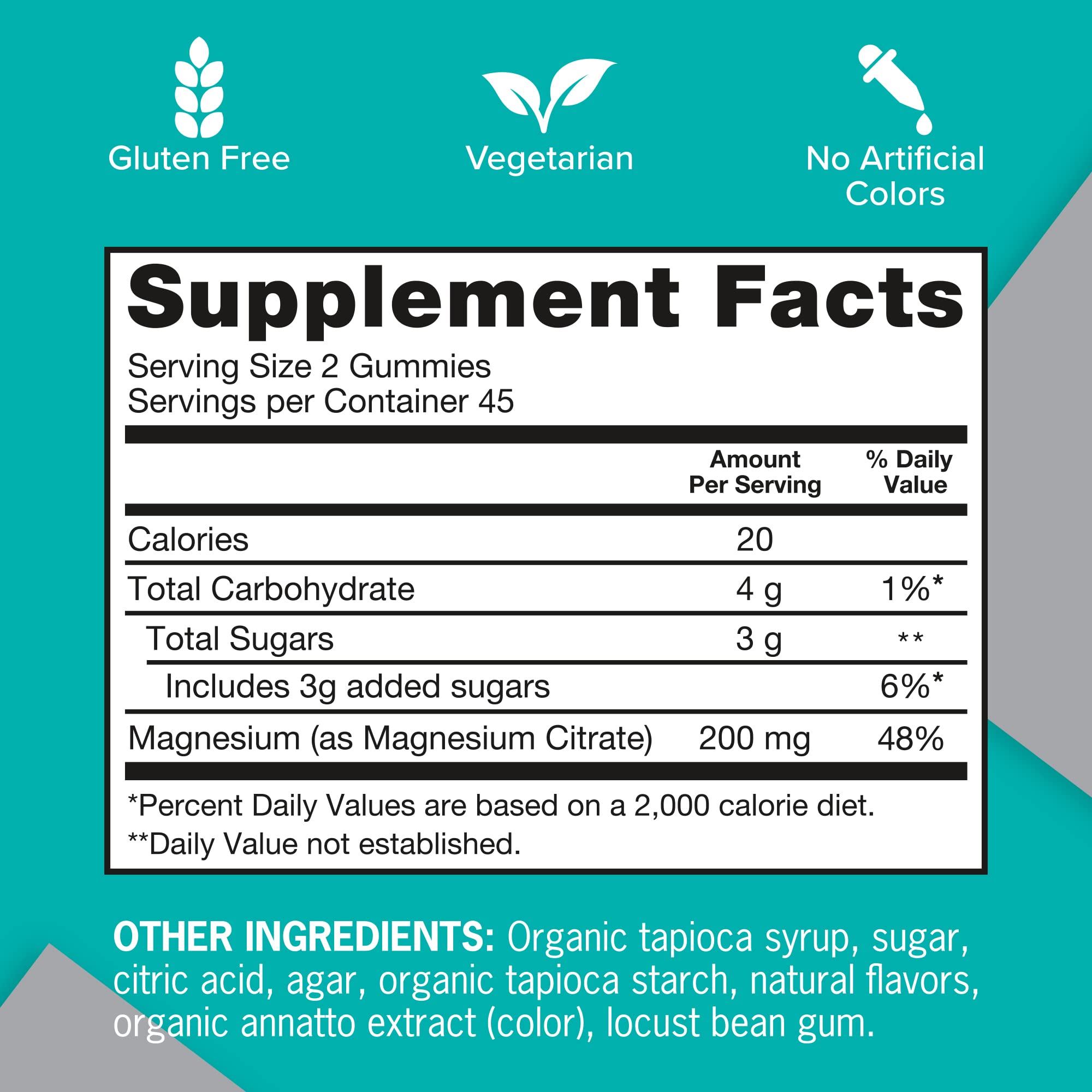 Qunol Magnesium Gummies for Adults, 200mg Elemental Magnesium (from 1,750mg Magnesium Citrate), High Absorption Magnesium Supplement, Supports Nerve, Bone and Muscle Health, Vegetarian, 90 Count Qunol Au supplements