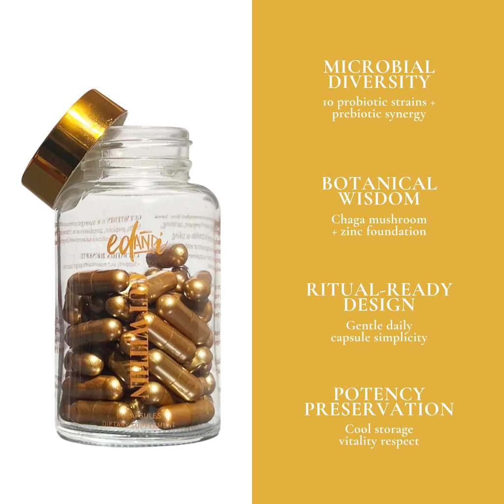 ed&i Gut Within Prebiotic & Probiotic Supplement - Digestive Probiotics for Women, Probiotics for Women Bloating, Digestive Support, Women’s Gut Health