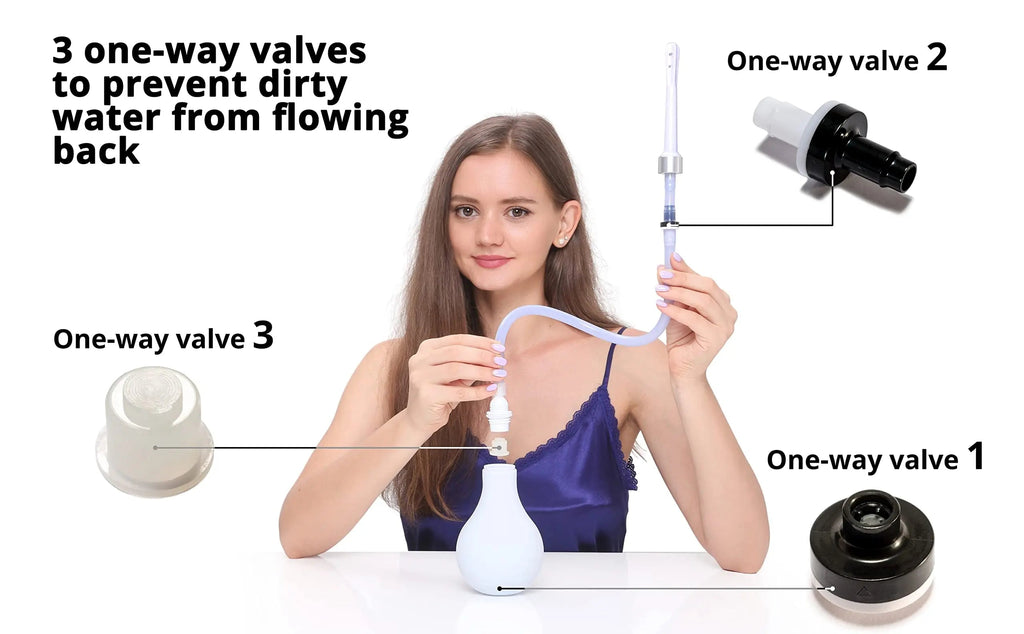 RVDKBULB Natural Vaginal Cleansing System with 3 One-Way Valves - Vaginal Douche for Women RVDKBULB Au supplements
