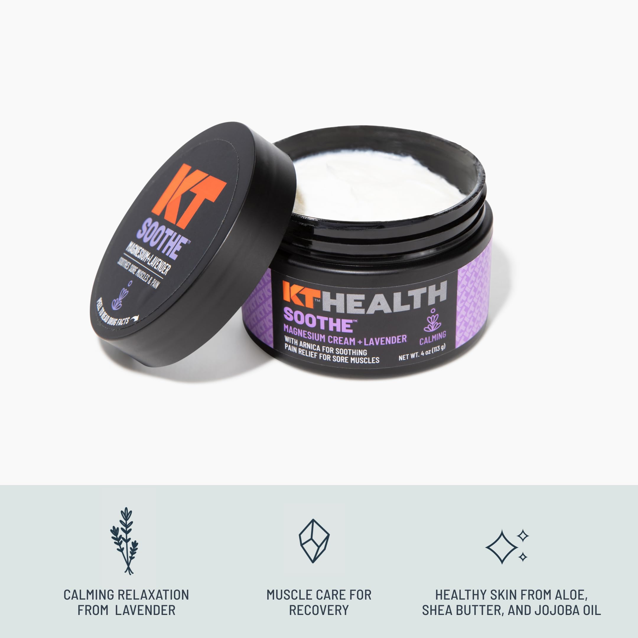 KT Health, Magnesium Cream, Soothe - Soothing Aromatherapy & Calming Pain Relief KT Tape Au supplements