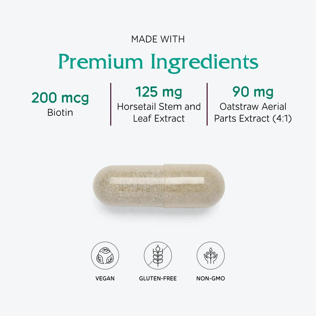Vitanica, Luminous, Hair, Skin and Nail Support, Vegan, 60 Capsules Vitanica Au supplements