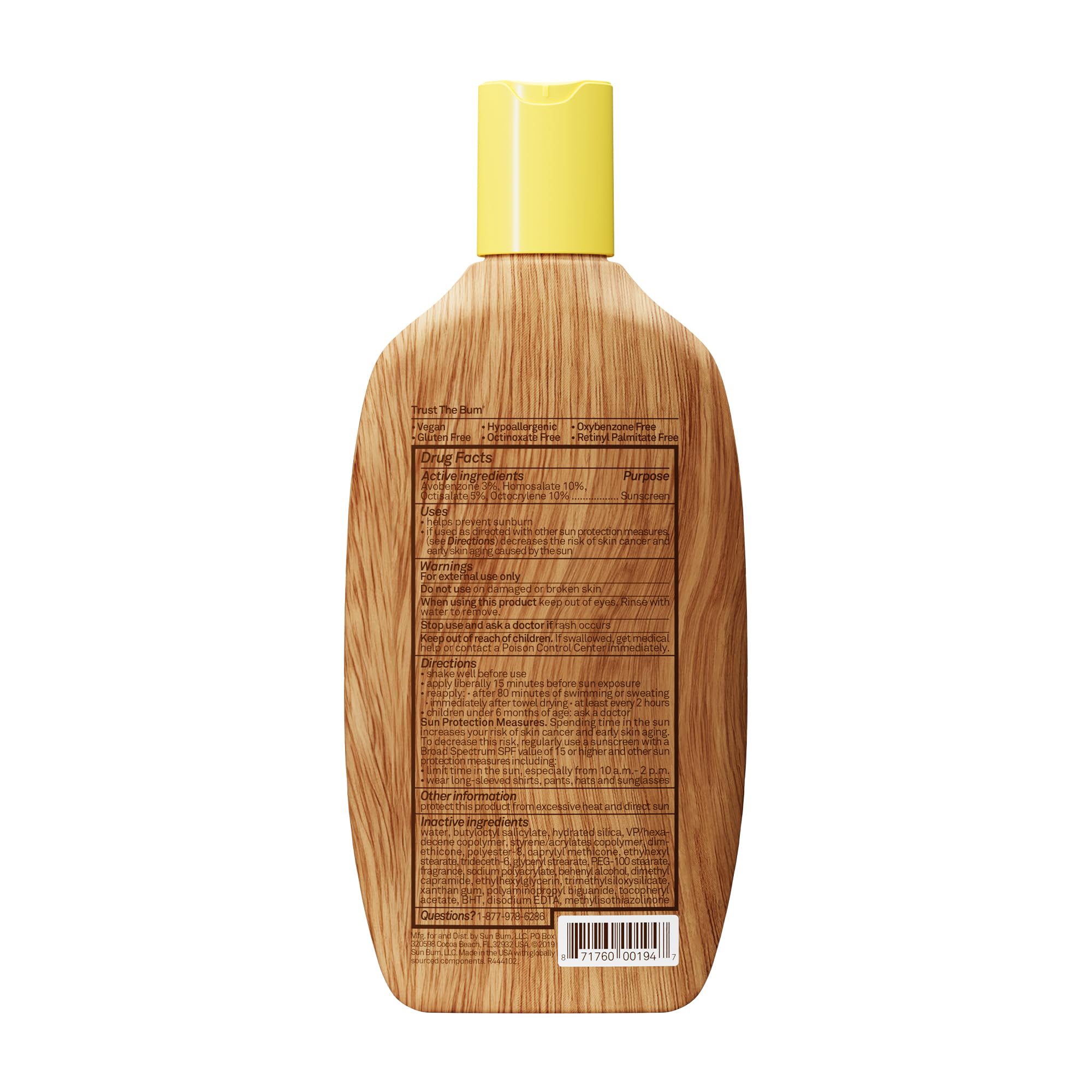 Sun Bum Original SPF 50 Sunscreen Body Lotion - Broad Spectrum Moisturizing Sunscreen
