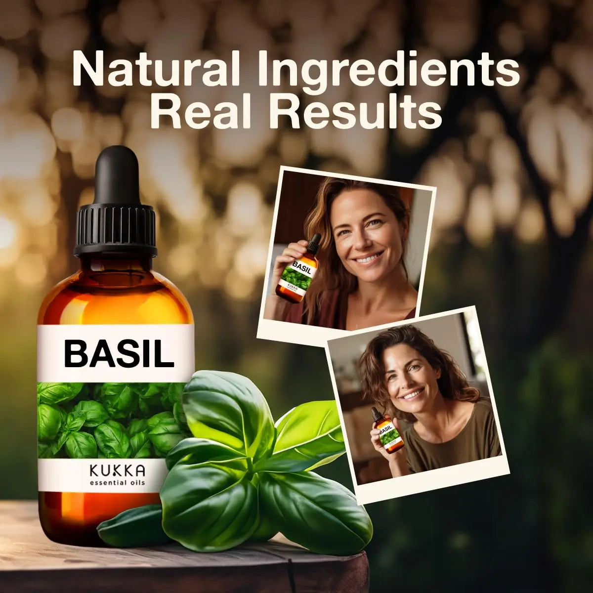 Kukka Basil Essential Oil for Diffusers - Basil Essential Oil for Skin - Basil Oil for Aromatherapy, Skin, Fragrance KUKKA essential oils Au supplements