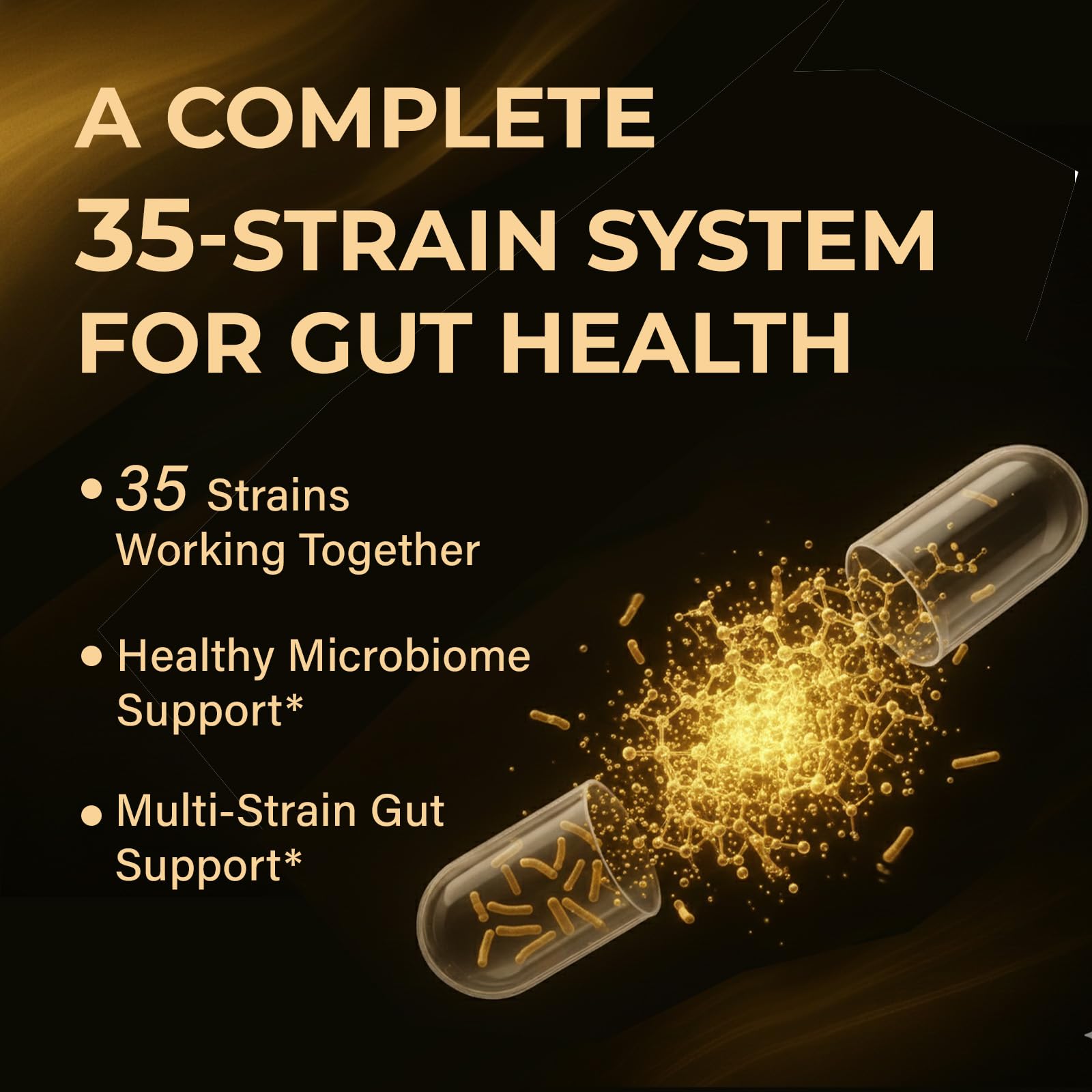 Probiotics with Prebiotics for Men and Women - 35 Strains Probiotics 100 Billion CFU for Gut & Digestive Health, Vegan Acidophilus Probiotic Supplement