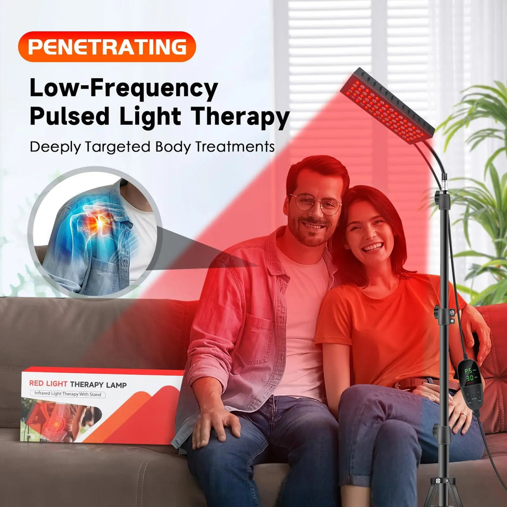 Infrared Red Light Therapy Lamp: Heating Pad Pain Relief for Body 75 LEDs Red Light Astarexin Au supplements
