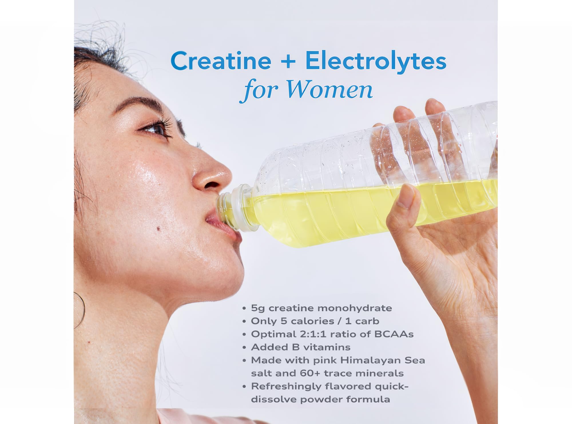 Zeal Naturals Creatine with Electrolytes & Brain Health Nootropics - 30 Servings | Women's Support for Energy, Strength, Focus, & Hydration with B Vitamins | Lemon Sorbet | Zero Sugar No Bloat Formula Zeal Naturals Au supplements
