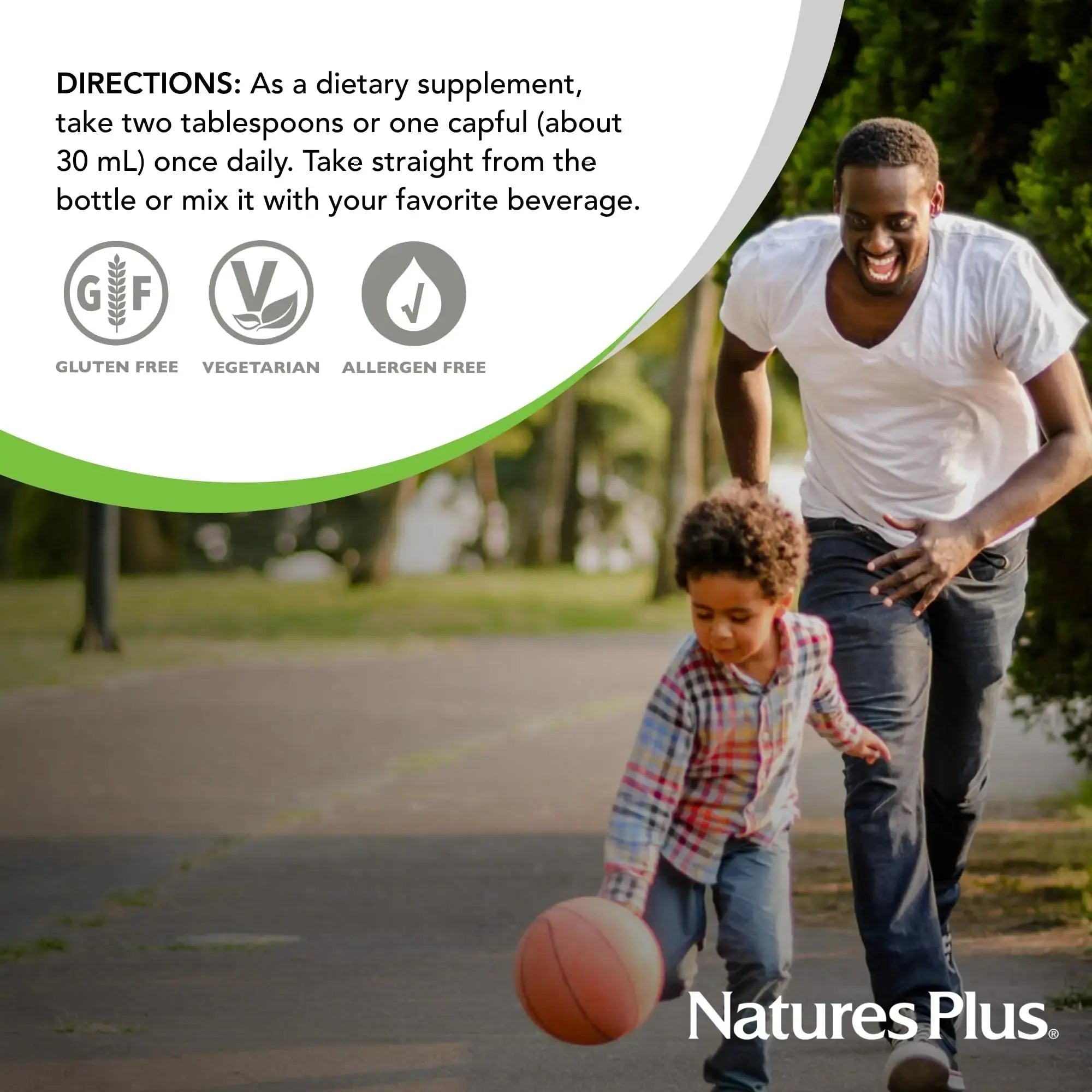 NaturesPlus Source of Life Gold Multivitamin Liquid 30 oz Supports Energy Production, Healthy Immune System & Well-Being Includes Vitamins D3, B12, K2 NaturesPlus Au supplements