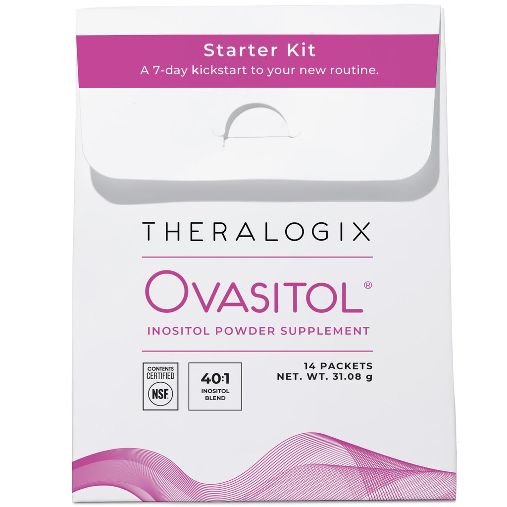 Theralogix Ovasitol Inositol Powder – 7-Day Starter Kit | Premium Inositol Supplement for Women | 40:1 Ratio Myo & D-Chiro Inositol
