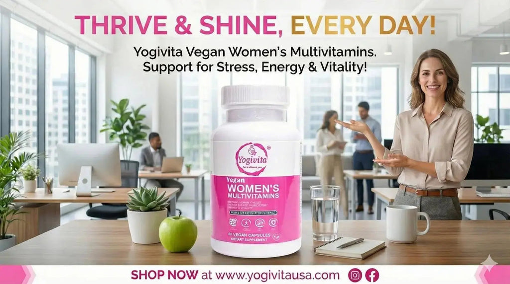 Yogivita Women’s Multivitamin – Wellness, Energy & Immune Support – Vegan, Gluten-Free, 60 Capsules Yogivita Au supplements