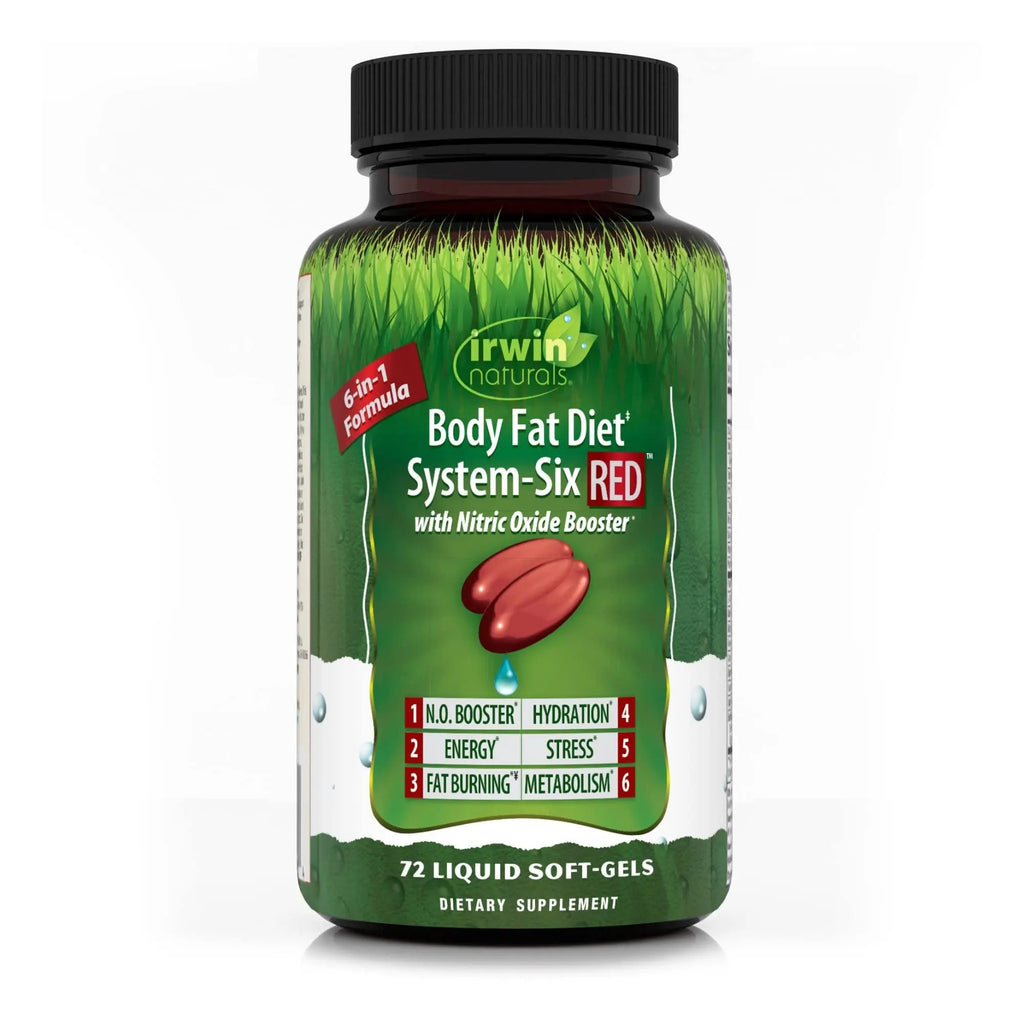 Irwin Naturals Body Fat Diet System-Six Red, 72 Softgels Irwin Naturals Au supplements