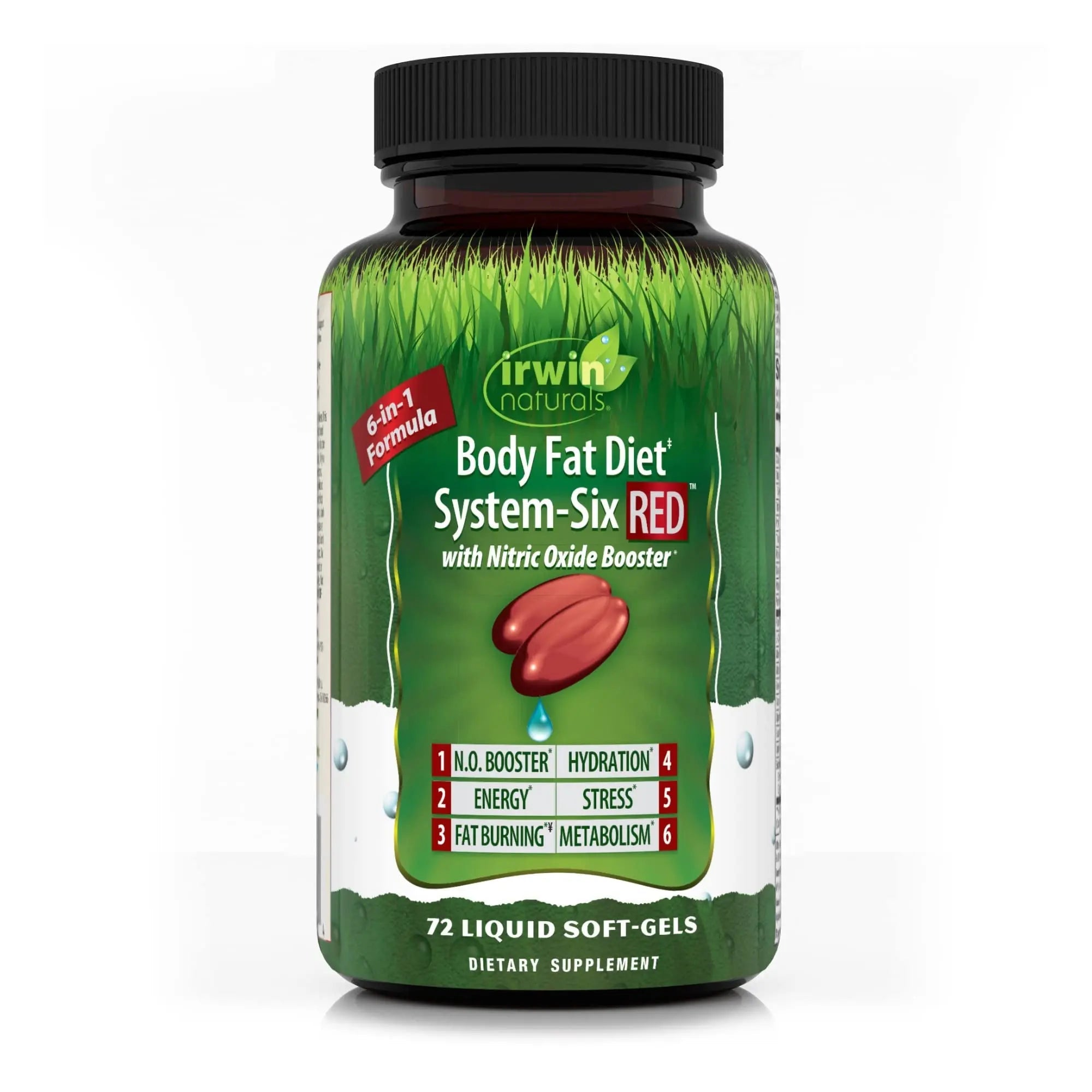 Irwin Naturals Body Fat Diet System-Six Red, 72 Softgels Irwin Naturals Au supplements