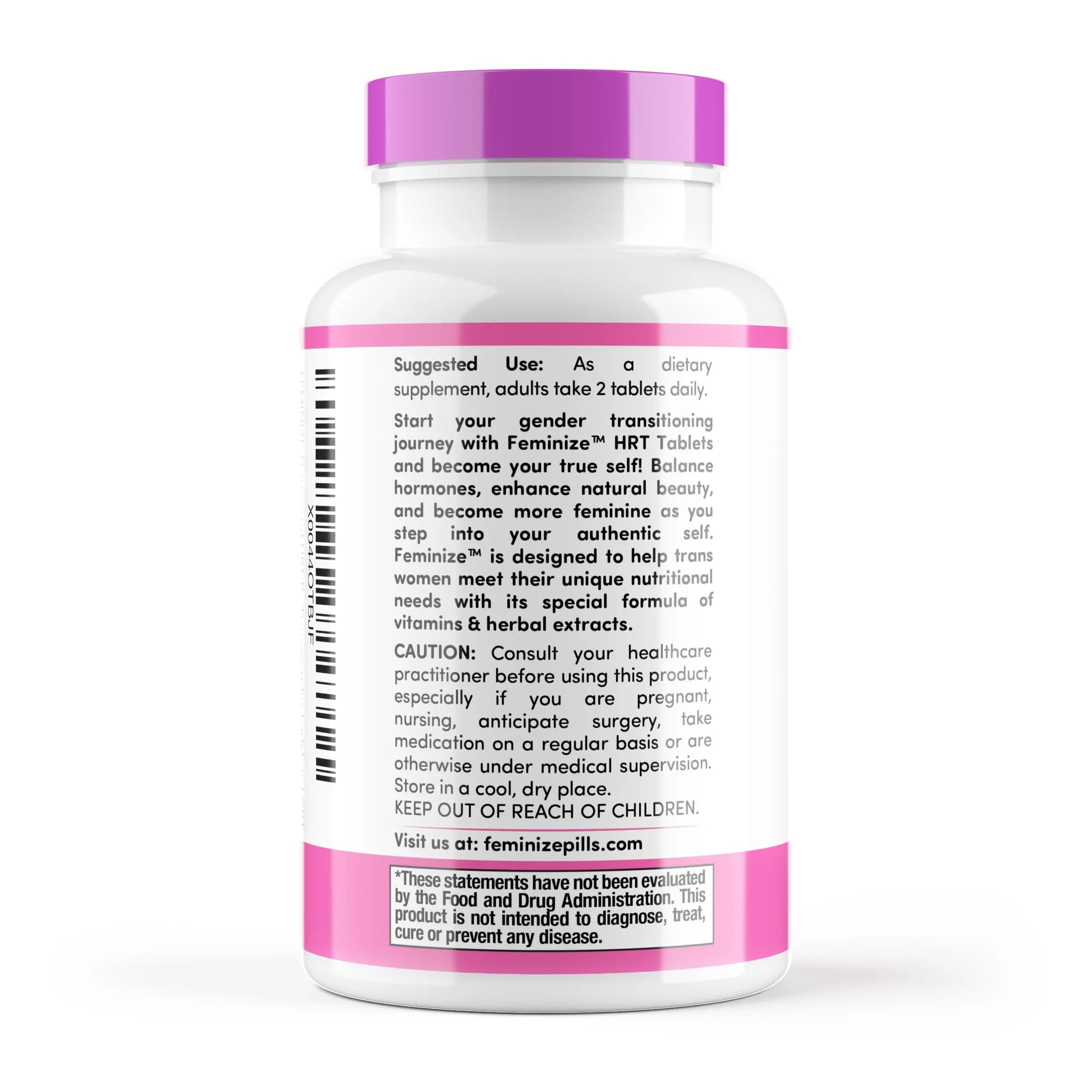FEMINIZE Transcend HRT Pills for Estrogen - Potent HRT Estrogen Complex - Big Breats Soft Skin Feminizer FEMINIZE Au supplements