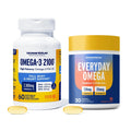 Oceanblue Omega-3 Bundle – 2100 Triple Strength 180ct + Essentials Everyday Omega Minis 60ct – High-Potency EPA, DHA, DPA with Vitamin D3 – Orange Flavor Oceanblue Au supplements