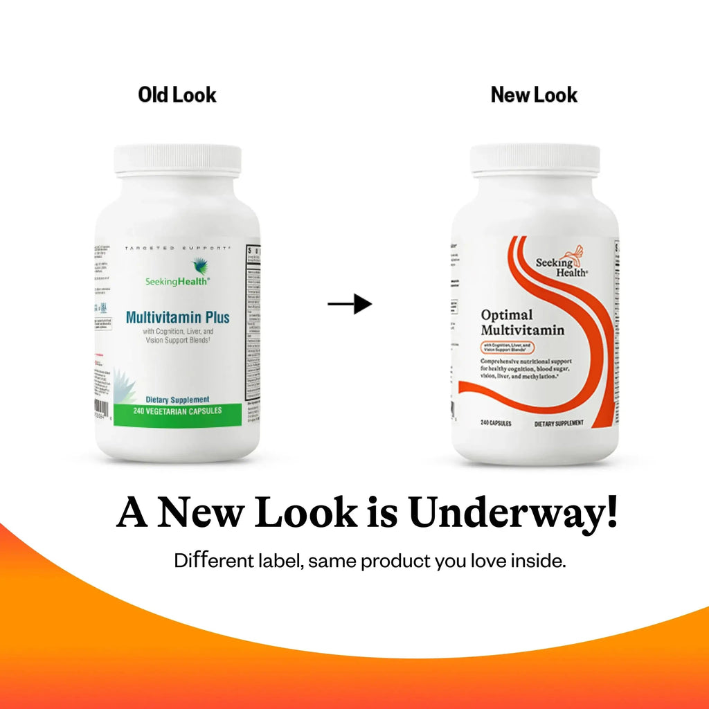 Seeking Health Optimal Multivitamin, Active B Vitamins and L-5-MTHF, Riboflavin, B6, Bioavailable Folate and B12, CoQ10 Seeking Health Au supplements
