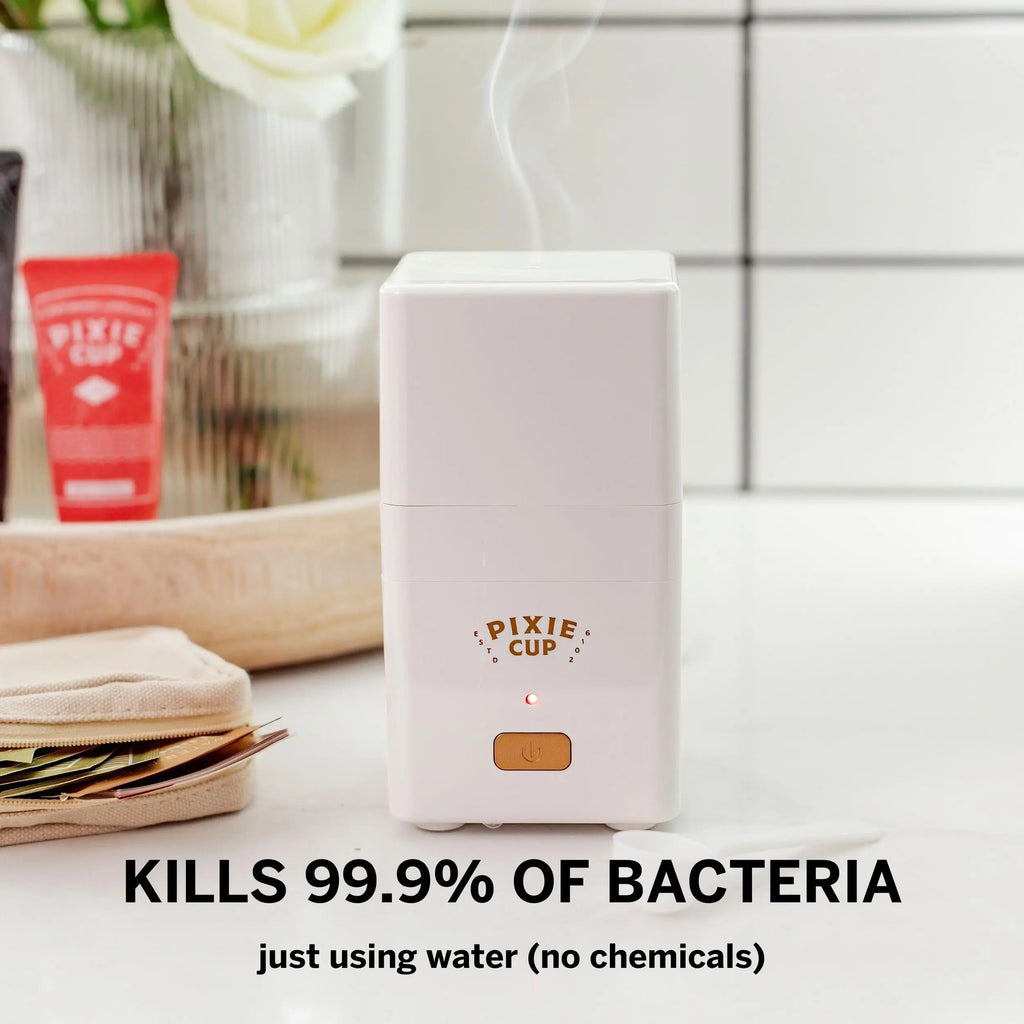 Pixie Menstrual Cup Steamer Sterilizer with A Small Period Cup - Ranked 1 for Most Comfortable Reusable Pixie Cup Au supplements