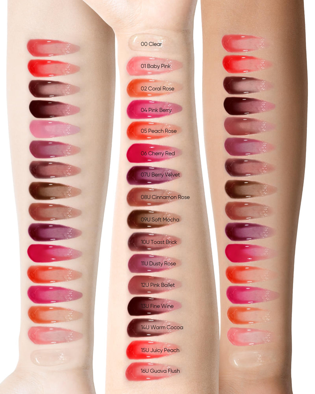 SKINTIFIC Peptide Brightening Lip Serum, Hydrating & Plumping Tinted Lip Gloss, Moisturizing Lip Balm with Polypeptides