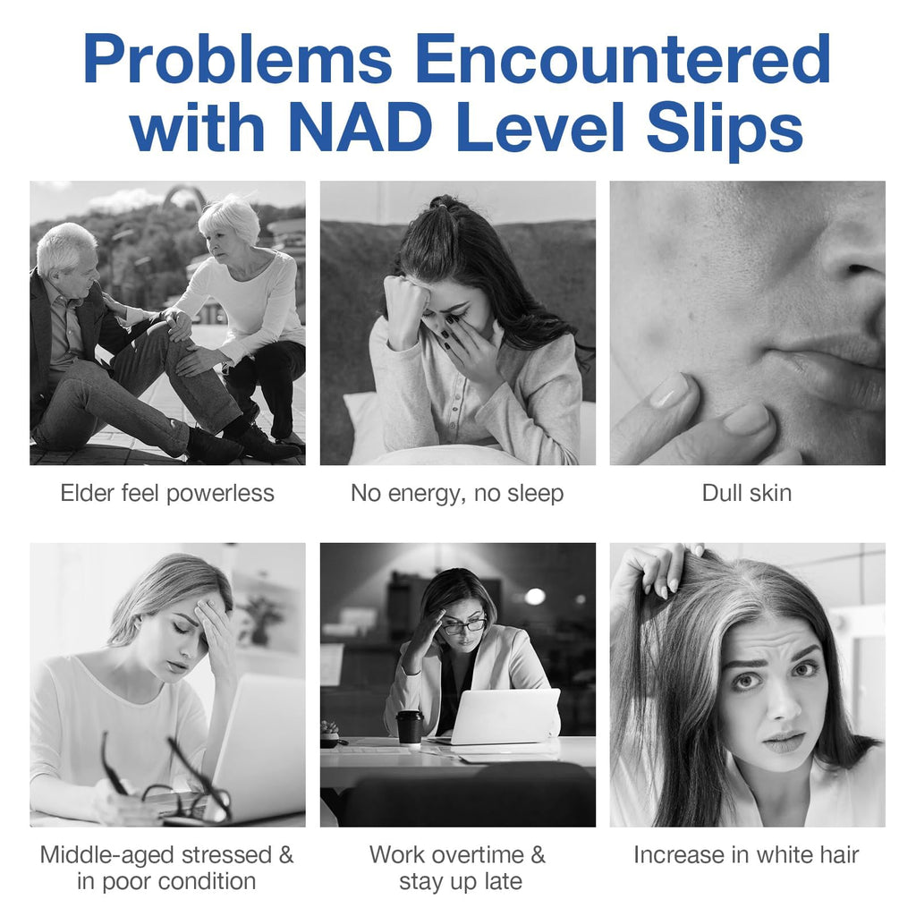 DUCRKACS NAD Supplement - NAD Nicotinamide Riboside Resveratrol 1000mg for Men Women, Liposomal NAD Plus for Energy Anti-Aging, NR Supplement for Energy, Focus, Boost NAD+ DUCRKACS Au supplements