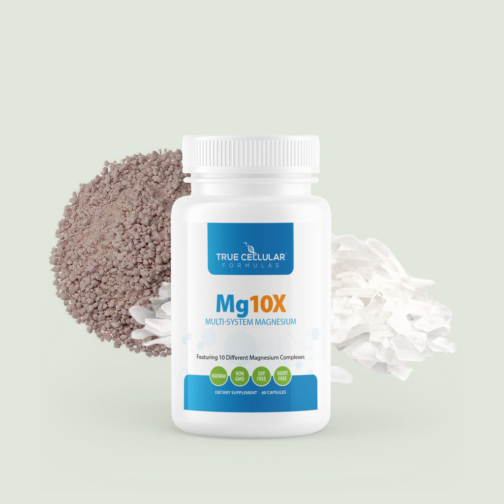 True Cellular Formulas Mg10X Multi-System Magnesium | Supplement to Support Sleep - 60 Capsules | Enhanced Sleep, Immune System & Metabolic Support | Includes Magnesium Glycinate, Citrate and More True Cellular Formulas Au supplements