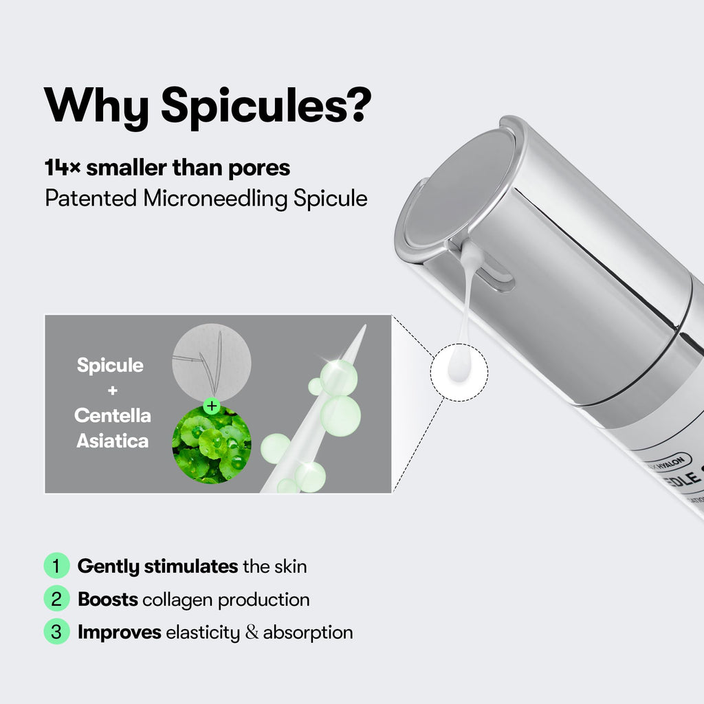 VT COSMETICS CICA Reedle Shot 100, Spicule Microneedling Serum for Pore Care & Exfoliation, Exosome, Centella Asiatica for Glass Skin