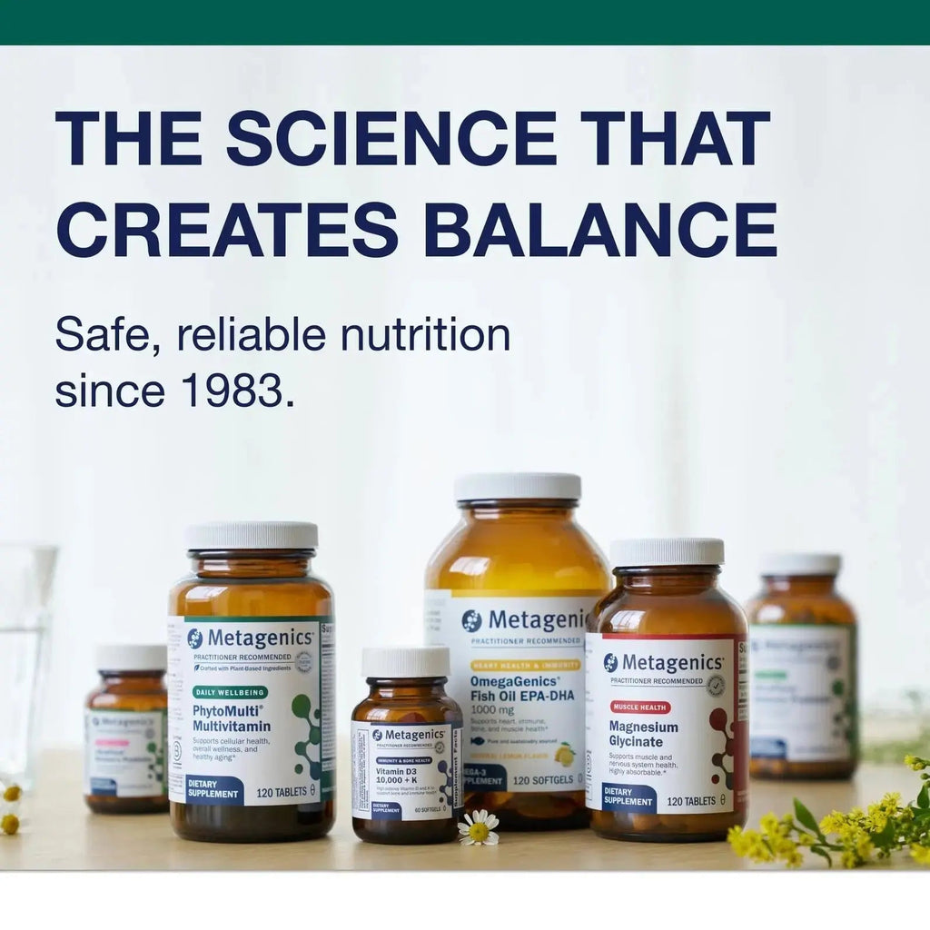 Metagenics Multigenics Multivitamin - Daily Multivitamin with Beta-Carotene, Folic Acid, Calcium & Magnesium - Supports Bone, Heart, Immune & Cellular Health Metagenics Au supplements