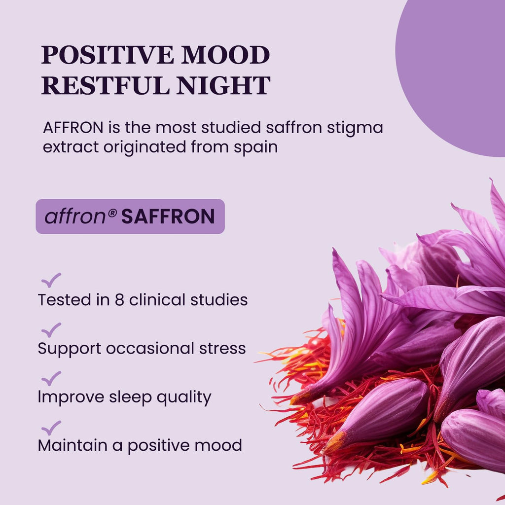 UpNourish Organic Ashwagandha Saffron Supplements with Probiotics - Stress Relief, Mood Enhancer, Calm Happy Pills Support Fatigue Focus Clarity with L-Theanine, Rhodiola, 30 Vegan Capsules UpNourish Au supplements