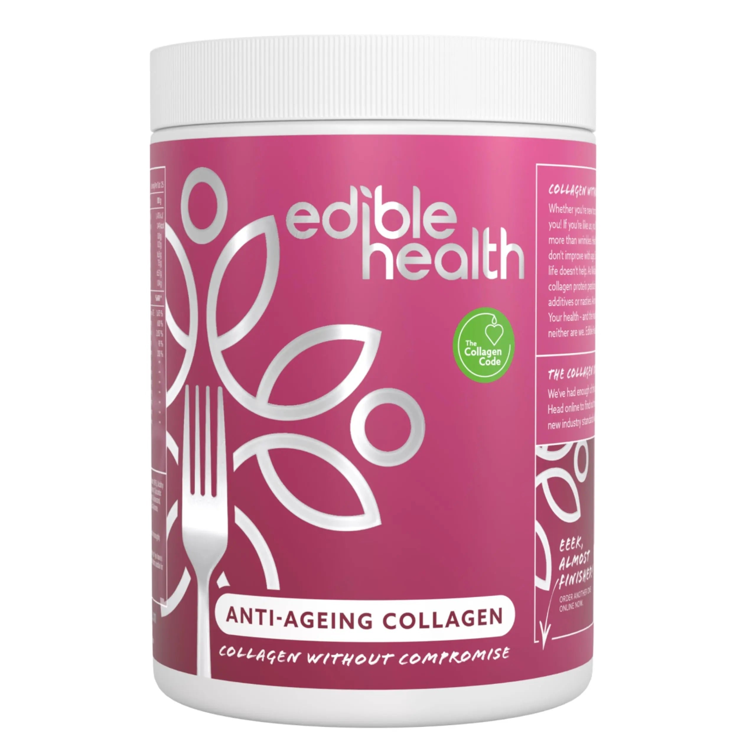High Protein Edible Health Anti-Ageing Protein Powder, Regenerative Collagen Supplements Edible Health Au supplements