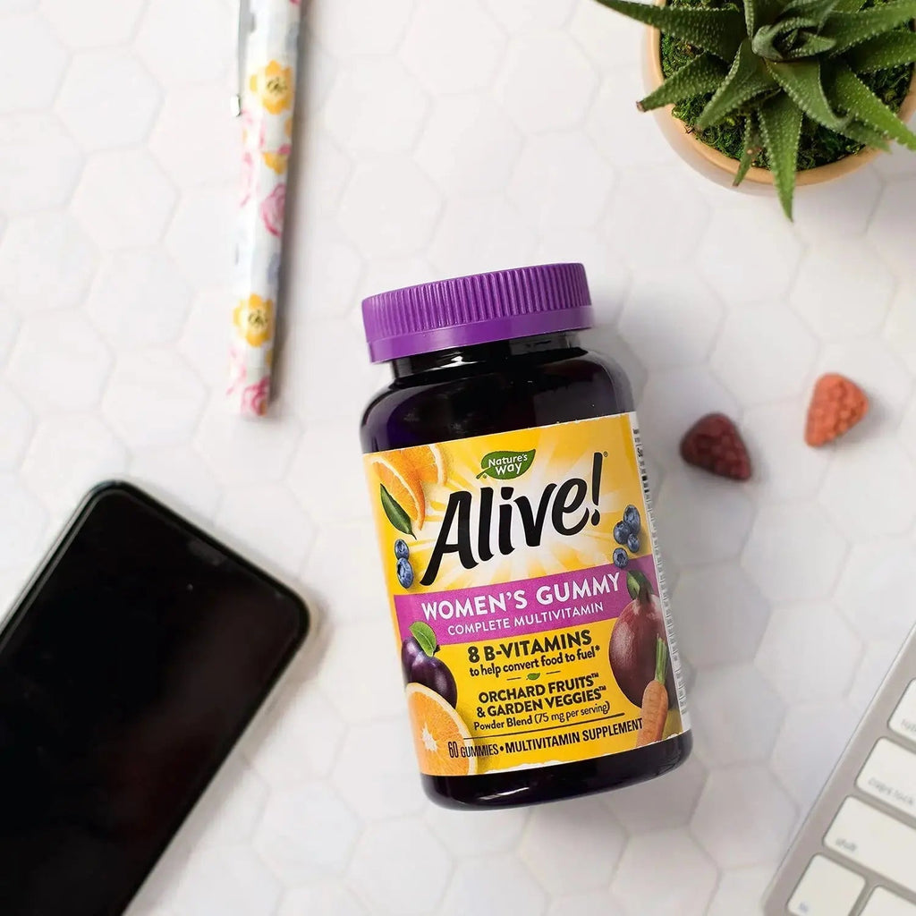 Nature's Way Alive! Women’s Gummy Multivitamin, 16 Vitamins & Minerals, Energy Metabolism*, Hair Skin & Nails Nature's Way Au supplements
