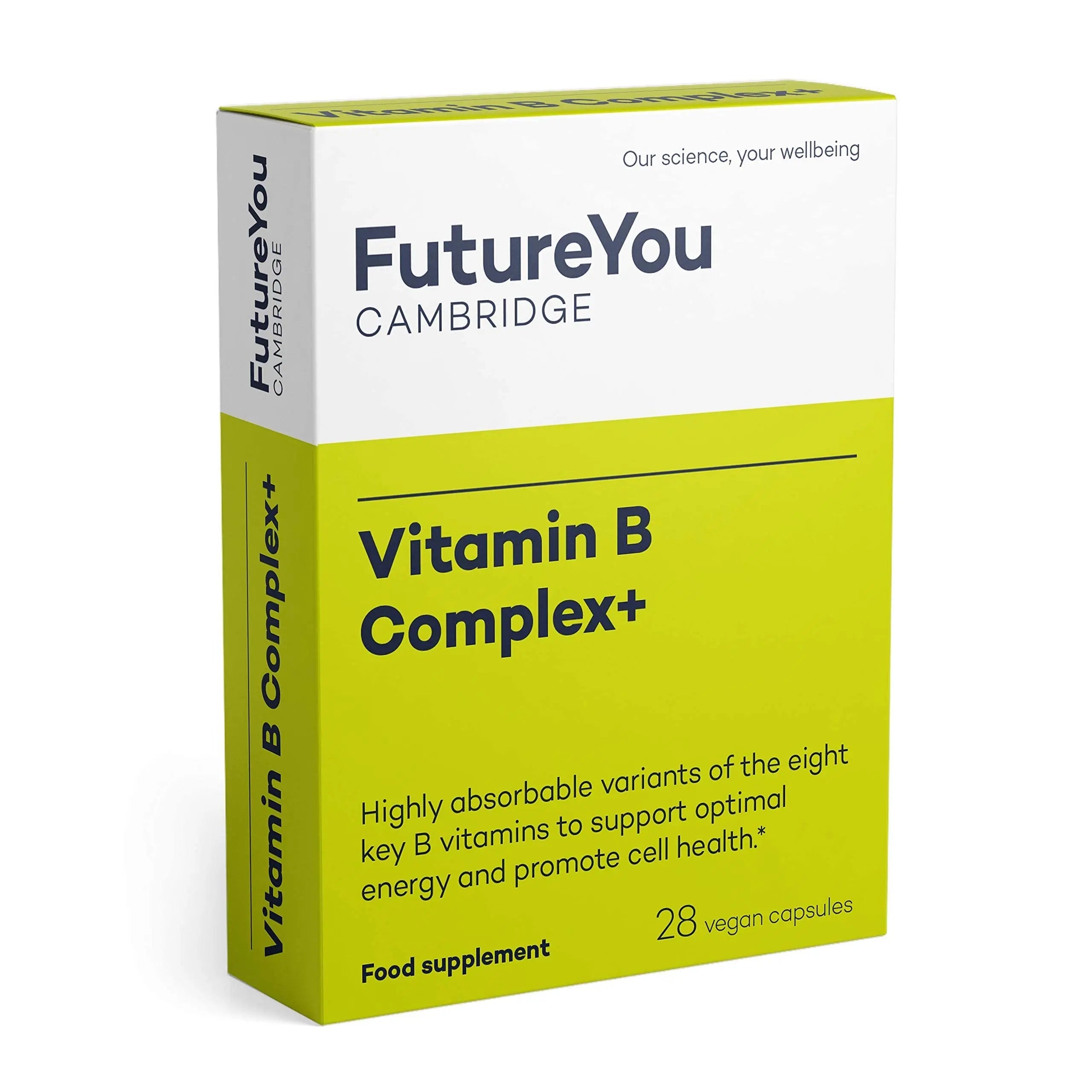 Vitamin B Complex+ Supplements – 8 Key B Vitamins for Optimal Cell Health – Energy Capsules FutureYou Cambridge Au supplements