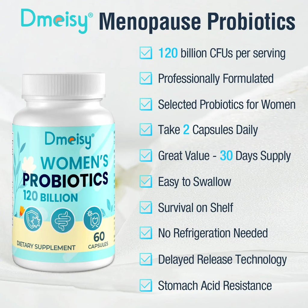 Dmeisy 120 Billion CFU Probiotic - Menopause Support Probiotics for Women, Natural Menopause Dmeisy Au supplements