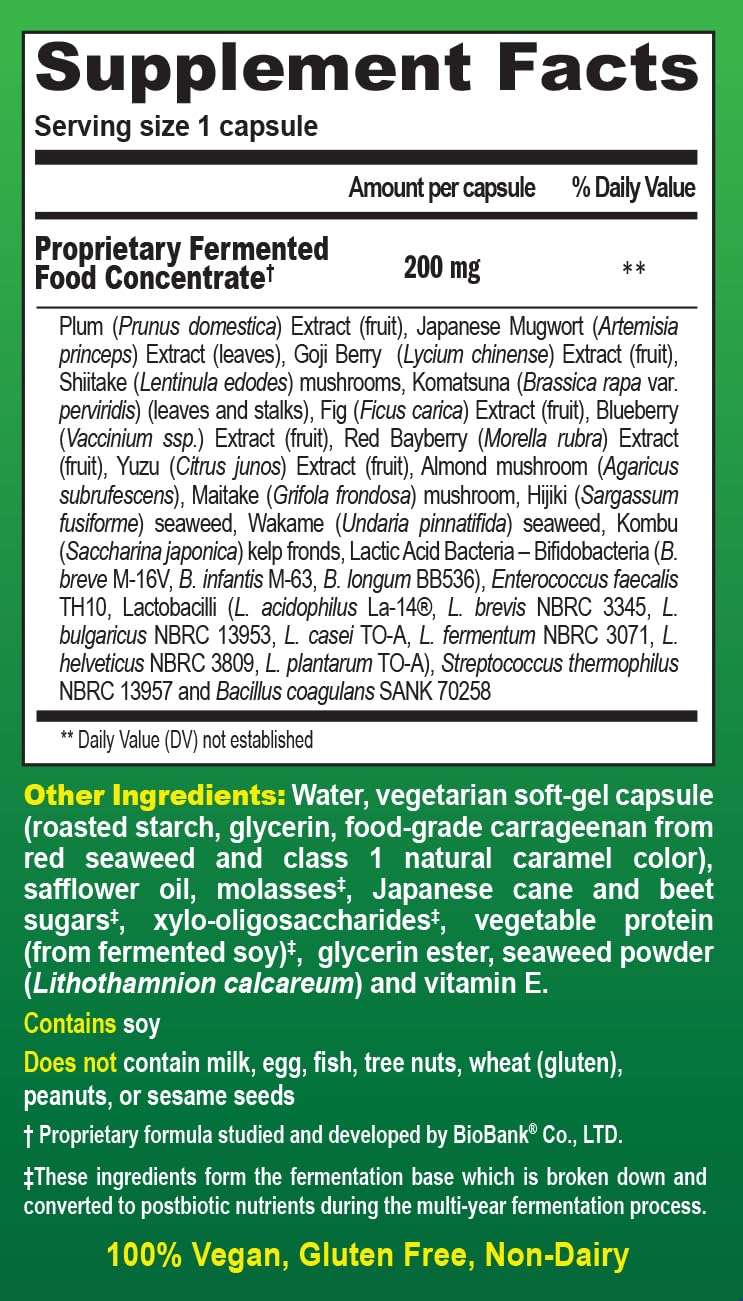 Essential Formulas Dr. Ohhira’s Probiotics Original Formula with 3 Year Fermented Prebiotics, Live Active Probiotics and The only Product with Postbiotic Metabolites, 60 Capsules Essential Formulas Au supplements