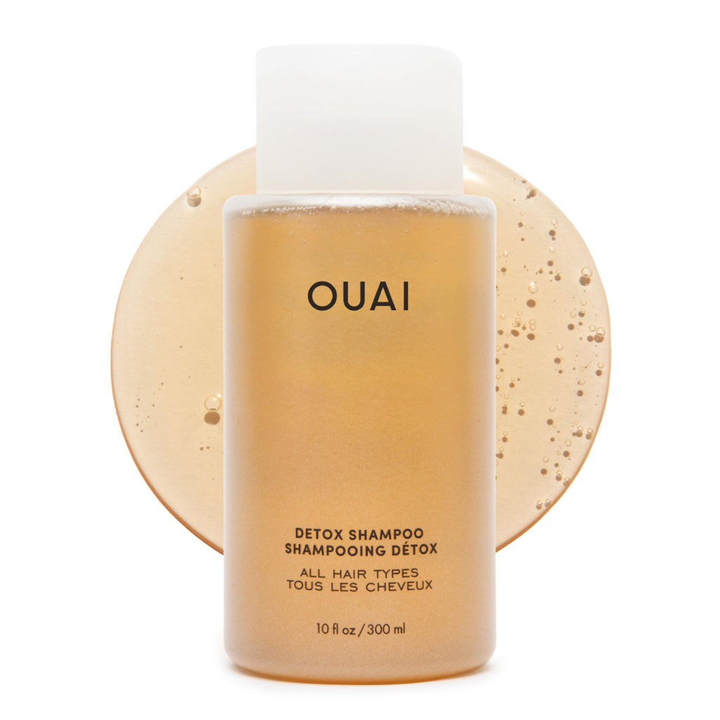 OUAI Detox Shampoo - Clarifying Shampoo for Build Up, Dirt, Oil, Product and Hard Water - Apple Cider Vinegar & Keratin for Clean, Refreshed Hair - Sulfate-Free Hair Care (10 oz) OUAI Au supplements
