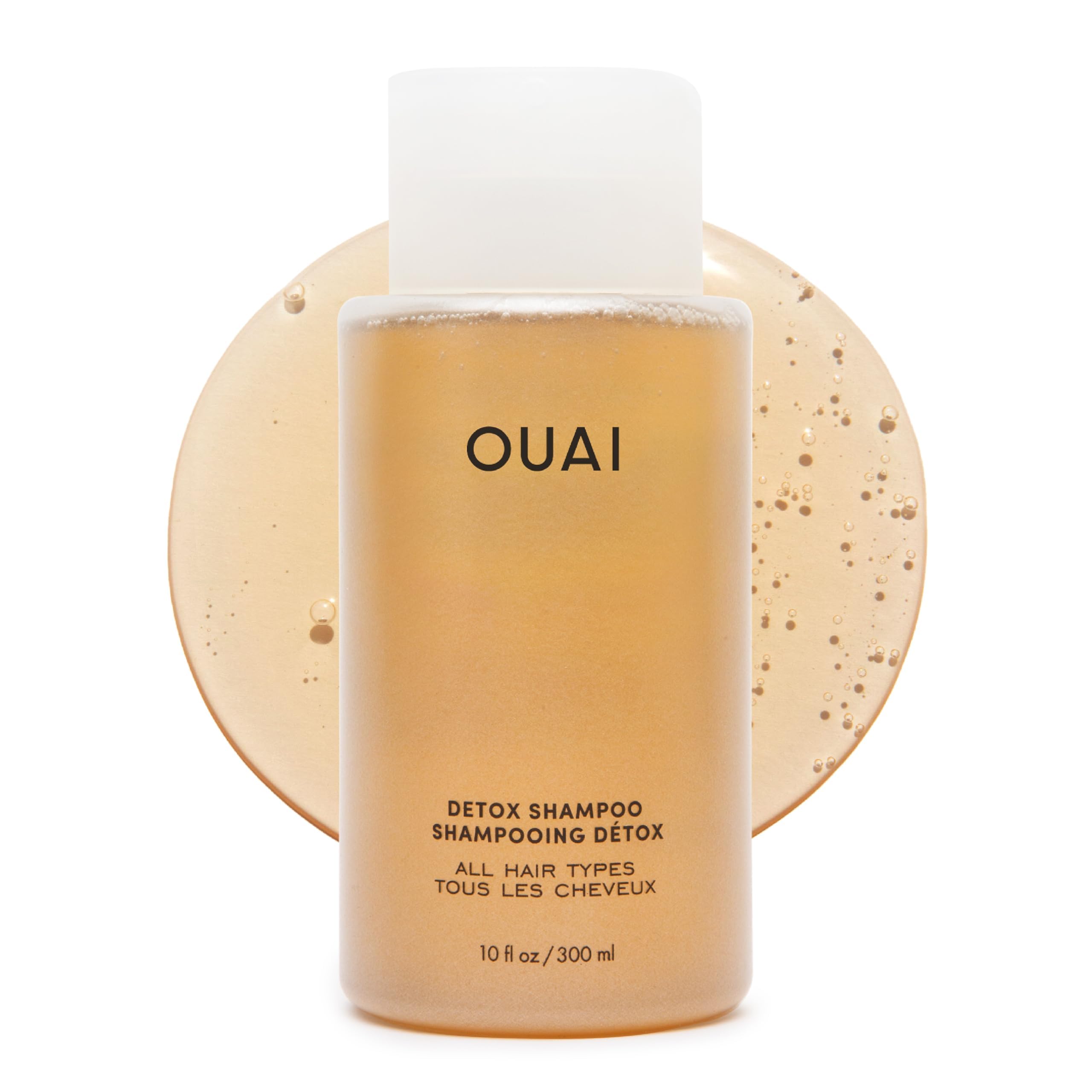 OUAI Detox Shampoo - Clarifying Shampoo for Build Up, Dirt, Oil, Product and Hard Water - Apple Cider Vinegar & Keratin for Clean, Refreshed Hair - Sulfate-Free Hair Care (10 oz) OUAI Au supplements