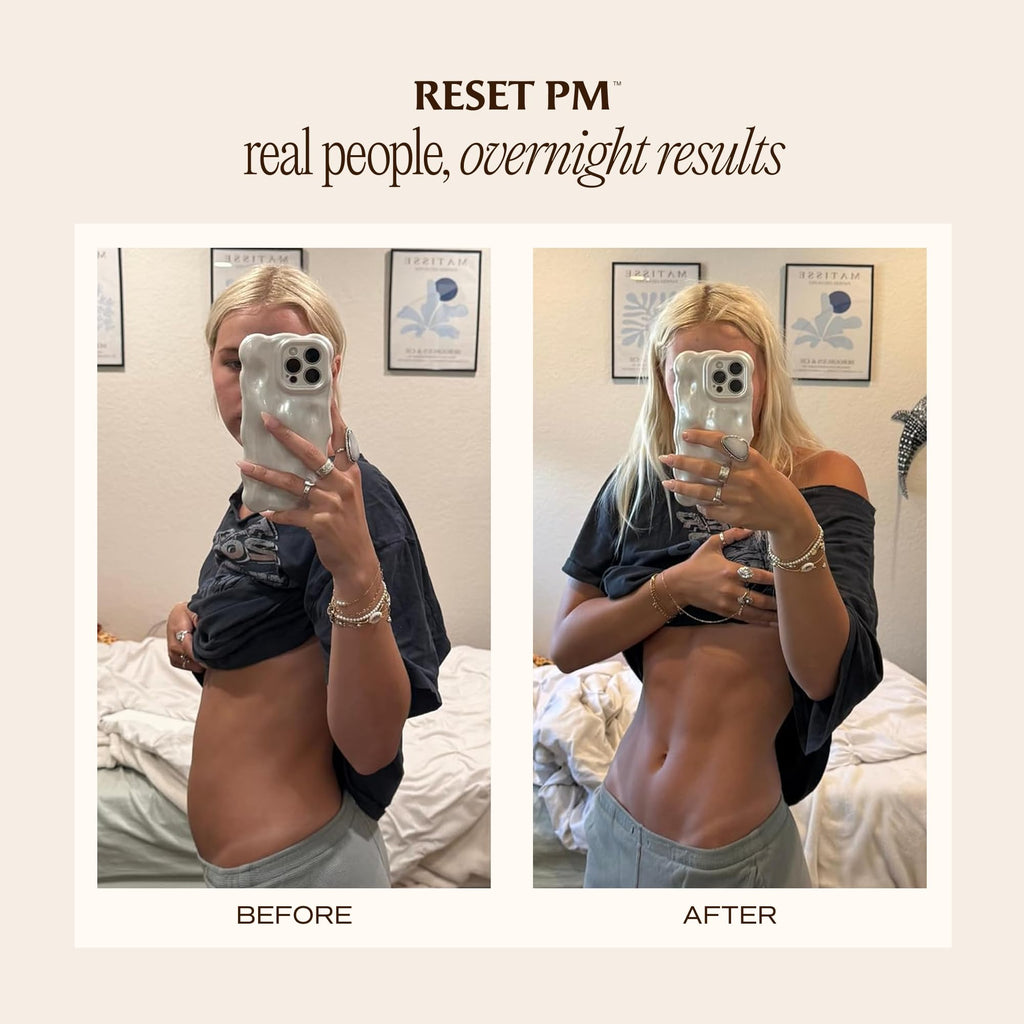 Paulina FITNESS Reset Overnight Digestive Aid, Bloating Relief, & Gut Health Supplement | Natural Detox & Digestive Cleanse to Support Weight Management